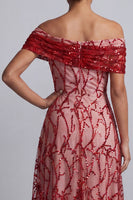 Load image into Gallery viewer, Sparkly Floral Champagne Beaded A-Line Long Mother of the Bride Dress
