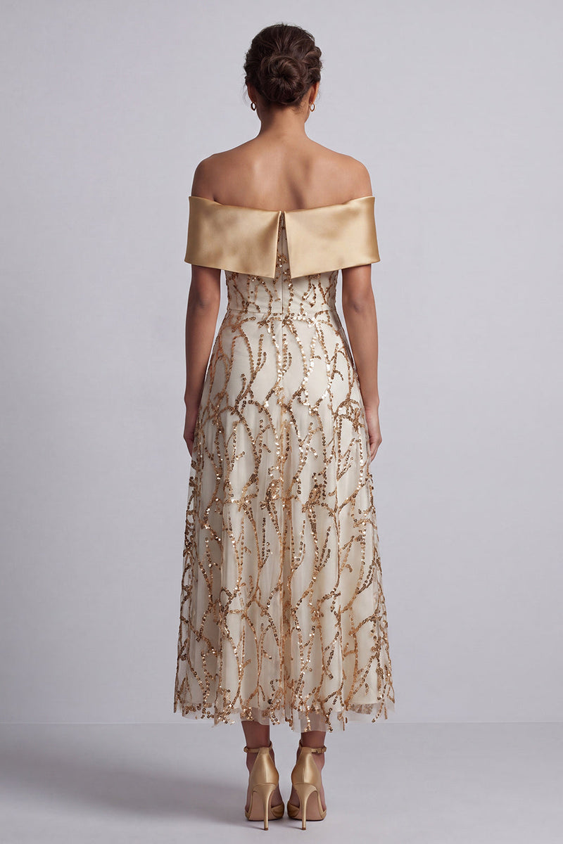 Load image into Gallery viewer, Sparkly Pink Sequin A-Line Long Mother of the Bride Dress