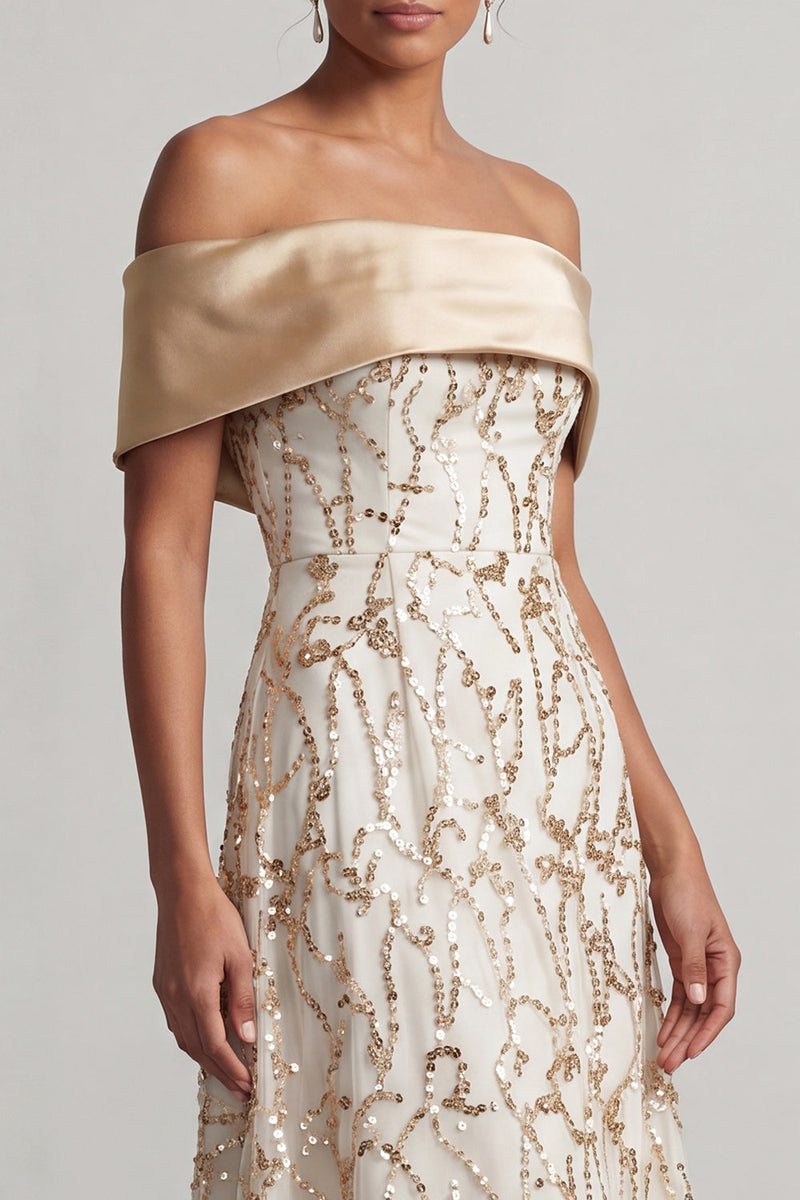 Load image into Gallery viewer, Sparkly Pink Sequin A-Line Long Mother of the Bride Dress