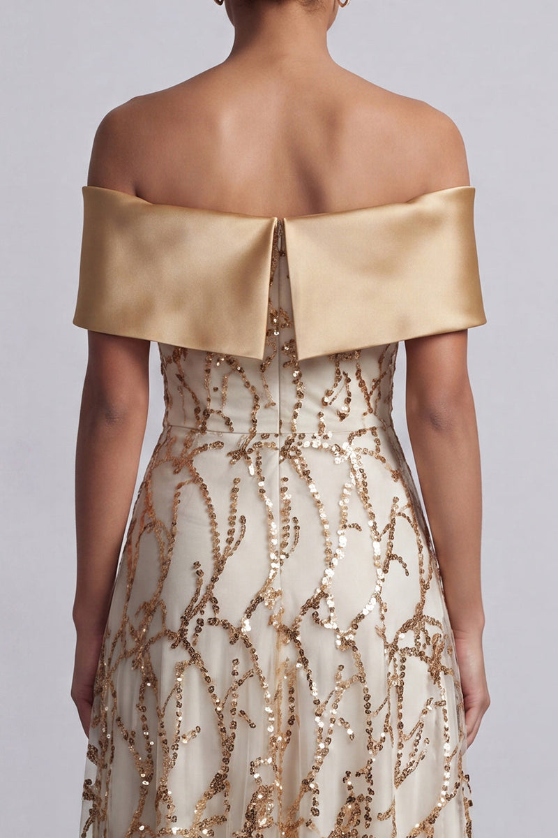 Load image into Gallery viewer, Sparkly Pink Sequin A-Line Long Mother of the Bride Dress