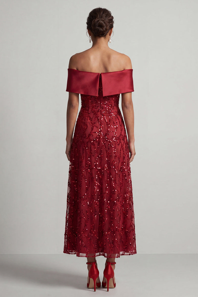Load image into Gallery viewer, Sparkly Pink Sequin A-Line Long Mother of the Bride Dress
