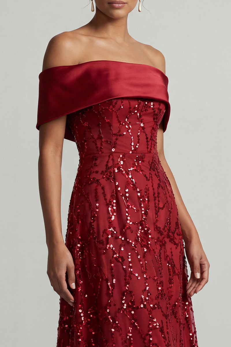 Load image into Gallery viewer, Sparkly Pink Sequin A-Line Long Mother of the Bride Dress