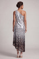 Load image into Gallery viewer, Sparkly Sequin Green A-Line Long Mother of the Bride Dress