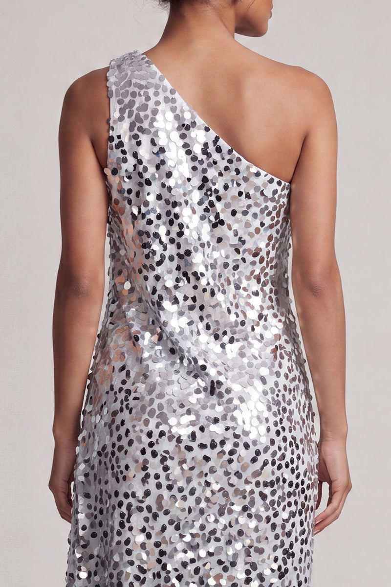Load image into Gallery viewer, Sparkly Sequin Green A-Line Long Mother of the Bride Dress