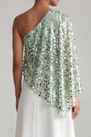 Load image into Gallery viewer, Champagne Sparkly Sequin A-Line Long Mother of the Bride Dress