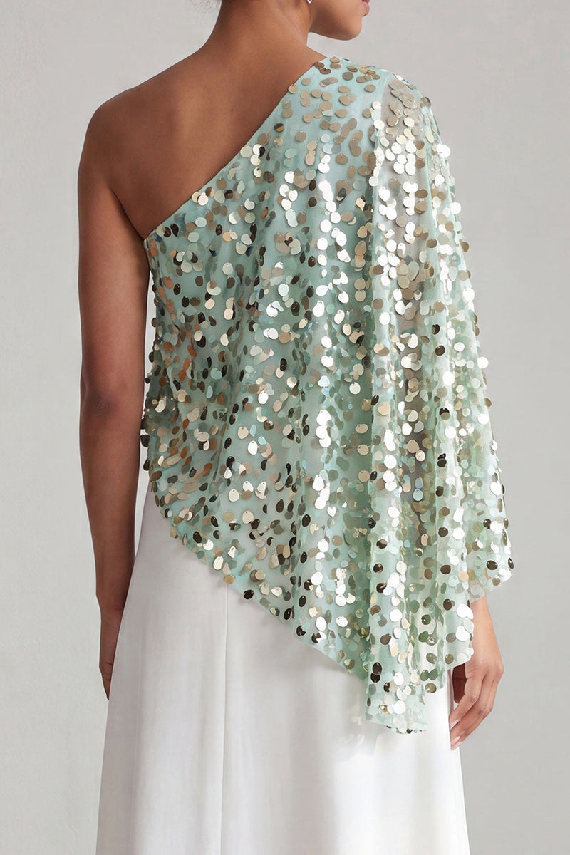 Load image into Gallery viewer, Champagne Sparkly Sequin A-Line Long Mother of the Bride Dress