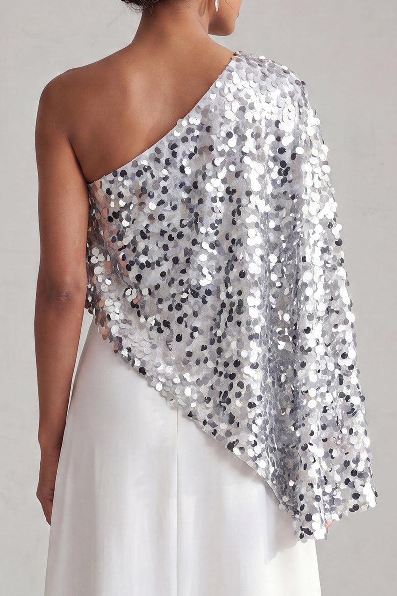 Load image into Gallery viewer, Champagne Sparkly Sequin A-Line Long Mother of the Bride Dress