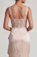Load image into Gallery viewer, Sparkly Grey Blue Corset Ruffled Mermaid Long Mother of the Bride Dress