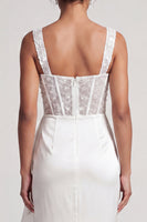 Load image into Gallery viewer, Sparkly Grey Blue Corset Ruffled Mermaid Long Mother of the Bride Dress