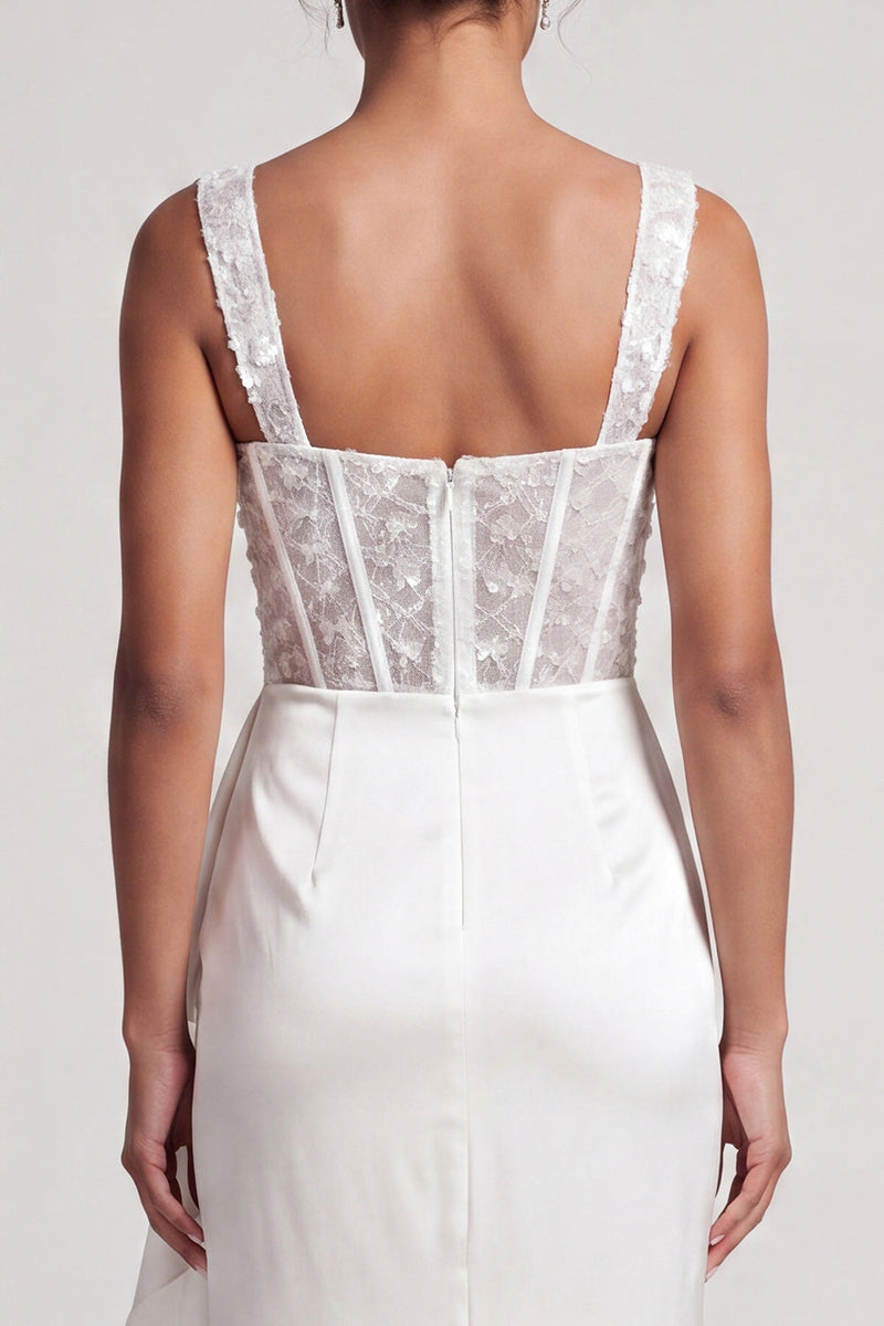 Load image into Gallery viewer, Sparkly Grey Blue Corset Ruffled Mermaid Long Mother of the Bride Dress