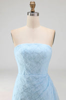 Load image into Gallery viewer, White Tight Ruched Floral Short Graduation Dress with Side Cape