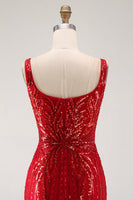 Load image into Gallery viewer, Burgundy Square Neck Sparkly Tight Short Cocktail Dress