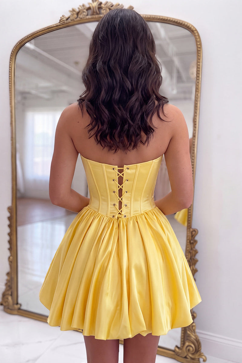 Load image into Gallery viewer, Black Corset Appliqued Sweetheart Short Cocktail Dress