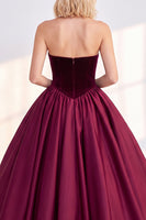 Load image into Gallery viewer, Dark Green Velvet Sweetheart A Line Midi Formal Dress