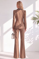 Load image into Gallery viewer, Light Pink Notched Lapel Double Breasted 2 Piece Business Suits