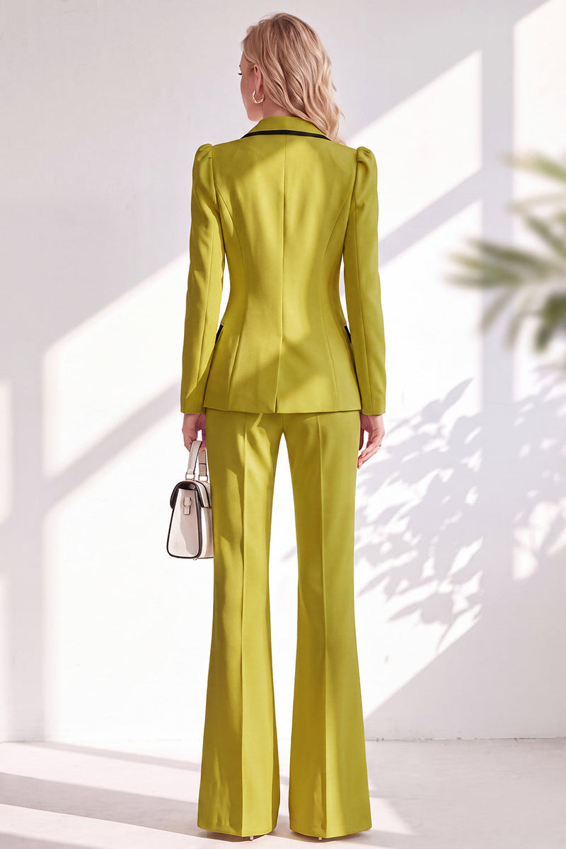 Load image into Gallery viewer, Light Pink Notched Lapel Double Breasted 2 Piece Business Suits