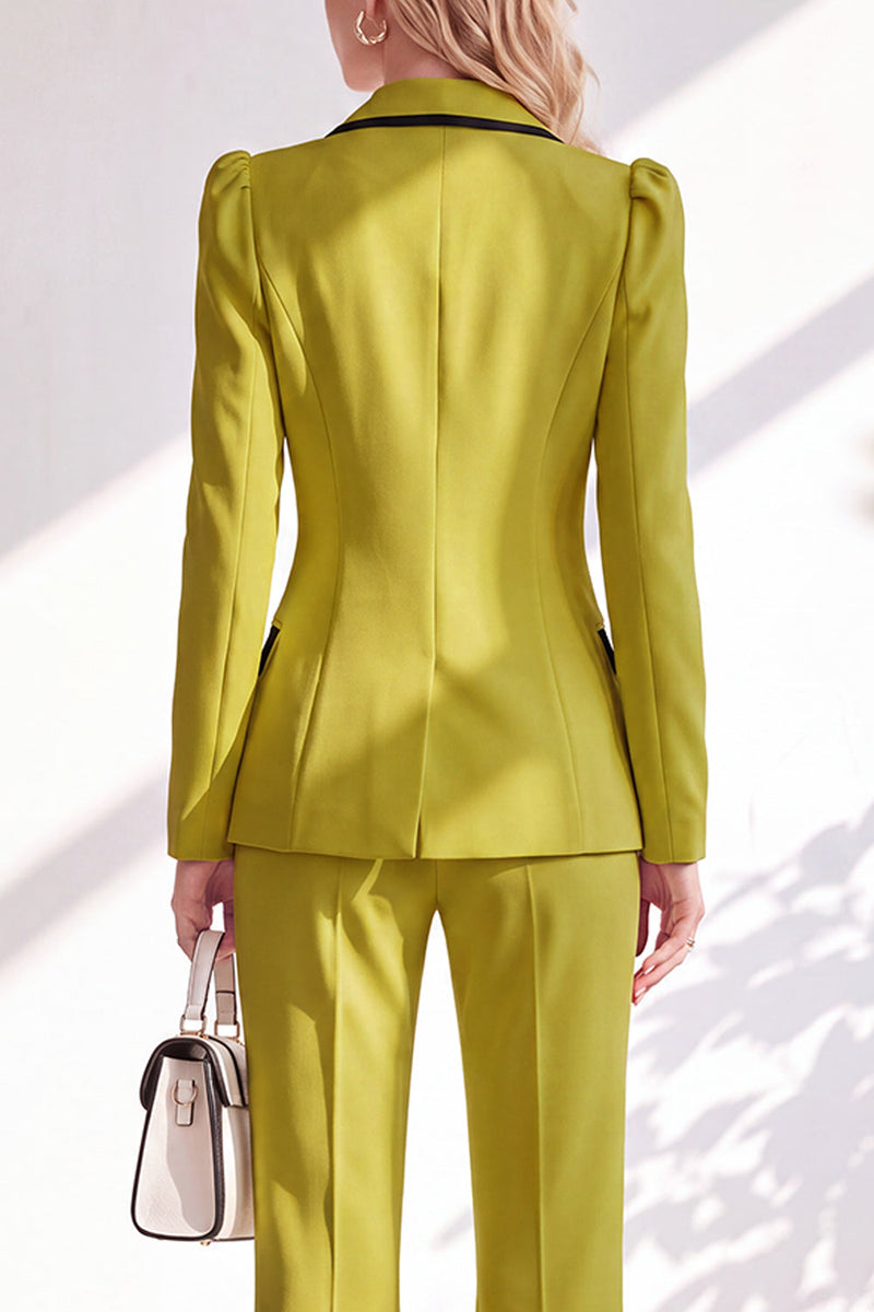 Load image into Gallery viewer, Light Pink Notched Lapel Double Breasted 2 Piece Business Suits