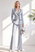 Load image into Gallery viewer, Light Pink Notched Lapel Double Breasted 2 Piece Business Suits