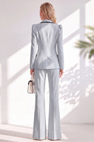 Load image into Gallery viewer, Light Pink Notched Lapel Double Breasted 2 Piece Business Suits