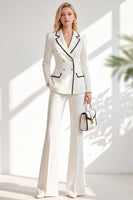 Load image into Gallery viewer, Light Pink Notched Lapel Double Breasted 2 Piece Business Suits