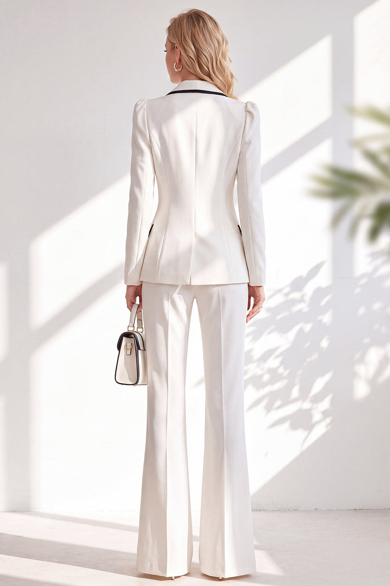 Load image into Gallery viewer, Light Pink Notched Lapel Double Breasted 2 Piece Business Suits