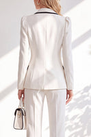 Load image into Gallery viewer, Light Pink Notched Lapel Double Breasted 2 Piece Business Suits