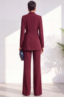 Load image into Gallery viewer, Shawl Lapel Dark Grey 2 Piece Pleated Business Suits with Sash