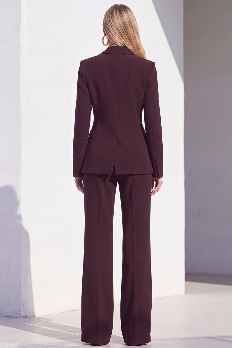 Load image into Gallery viewer, Grey Blue Notched Lapel 2 Piece One Button Business Suits
