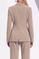 Load image into Gallery viewer, Grey Blue Notched Lapel 2 Piece One Button Business Suits