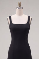 Load image into Gallery viewer, Fuchsia Square Neck Tight Ruffled Short Cocktail Dress