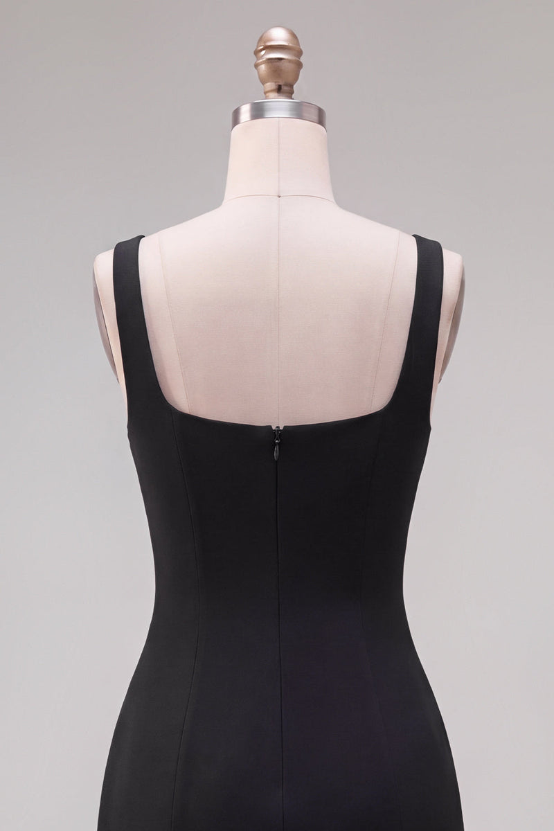 Load image into Gallery viewer, Fuchsia Square Neck Tight Ruffled Short Cocktail Dress