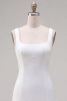 Load image into Gallery viewer, Fuchsia Square Neck Tight Ruffled Short Cocktail Dress