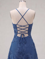 Load image into Gallery viewer, Floral Fuchsia A-Line Spaghetti Straps Short Cocktail Dress