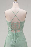 Load image into Gallery viewer, Floral Fuchsia A-Line Spaghetti Straps Short Cocktail Dress