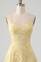 Load image into Gallery viewer, Floral Fuchsia A-Line Spaghetti Straps Short Cocktail Dress