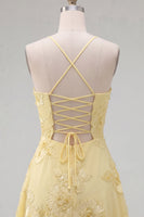 Load image into Gallery viewer, Floral Fuchsia A-Line Spaghetti Straps Short Cocktail Dress