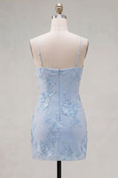 Load image into Gallery viewer, Pink Tight Cowl Neck Floral Short Cocktail Dress