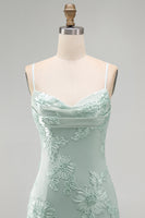 Load image into Gallery viewer, Pink Tight Cowl Neck Floral Short Cocktail Dress