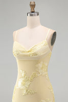 Load image into Gallery viewer, Pink Tight Cowl Neck Floral Short Cocktail Dress