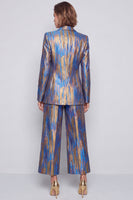 Load image into Gallery viewer, Blue Peak Lapel One Button 2 Piece Work Suits