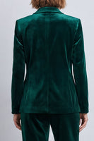 Load image into Gallery viewer, Olive Velvet 2 Piece Double Breasted Peak Lapel Work Suits