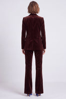 Load image into Gallery viewer, Fitted Royal Blue Velvet Peak Lapel 2 Piece Work Suits