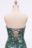 Load image into Gallery viewer, Fuchsia Floral Sweetheart Sparkly Short Tight Cocktail Dress with Sequins