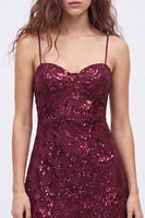 Load image into Gallery viewer, Pink Sparkly A Line Floral Short Cocktail Dress with Sequins