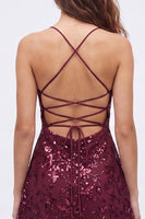 Load image into Gallery viewer, Pink Sparkly A Line Floral Short Cocktail Dress with Sequins