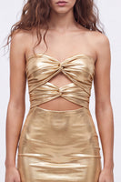 Load image into Gallery viewer, Pink Cut Out Sweetheart Tight Short Metallic Cocktail Dress