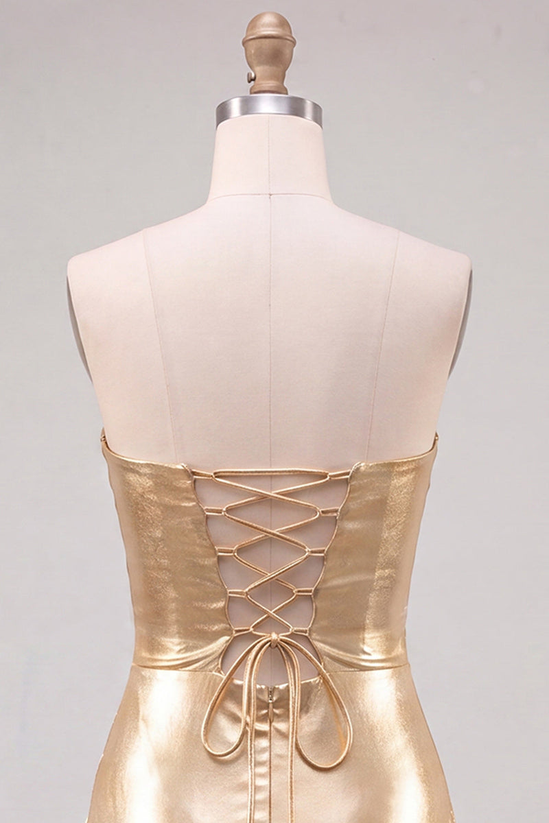 Load image into Gallery viewer, Pink Cut Out Sweetheart Tight Short Metallic Cocktail Dress