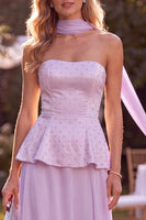 Load image into Gallery viewer, Sparkly White Chiffon Beaded Beach Neck Scarf Long Wedding Guest Dress