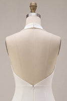 Load image into Gallery viewer, Black Tight Cowl Neck Halter Short Graduation Dress with Sash