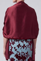 Load image into Gallery viewer, Floral Lake Blue Velvet Mermaid Long Mother of the Bride Dress with Jacket